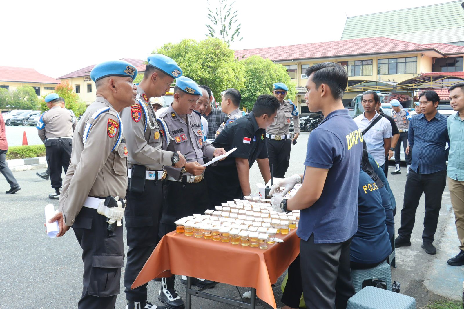 Ini Hasil Tes Urine Puluhan Anggota Polresta Banjarmasin