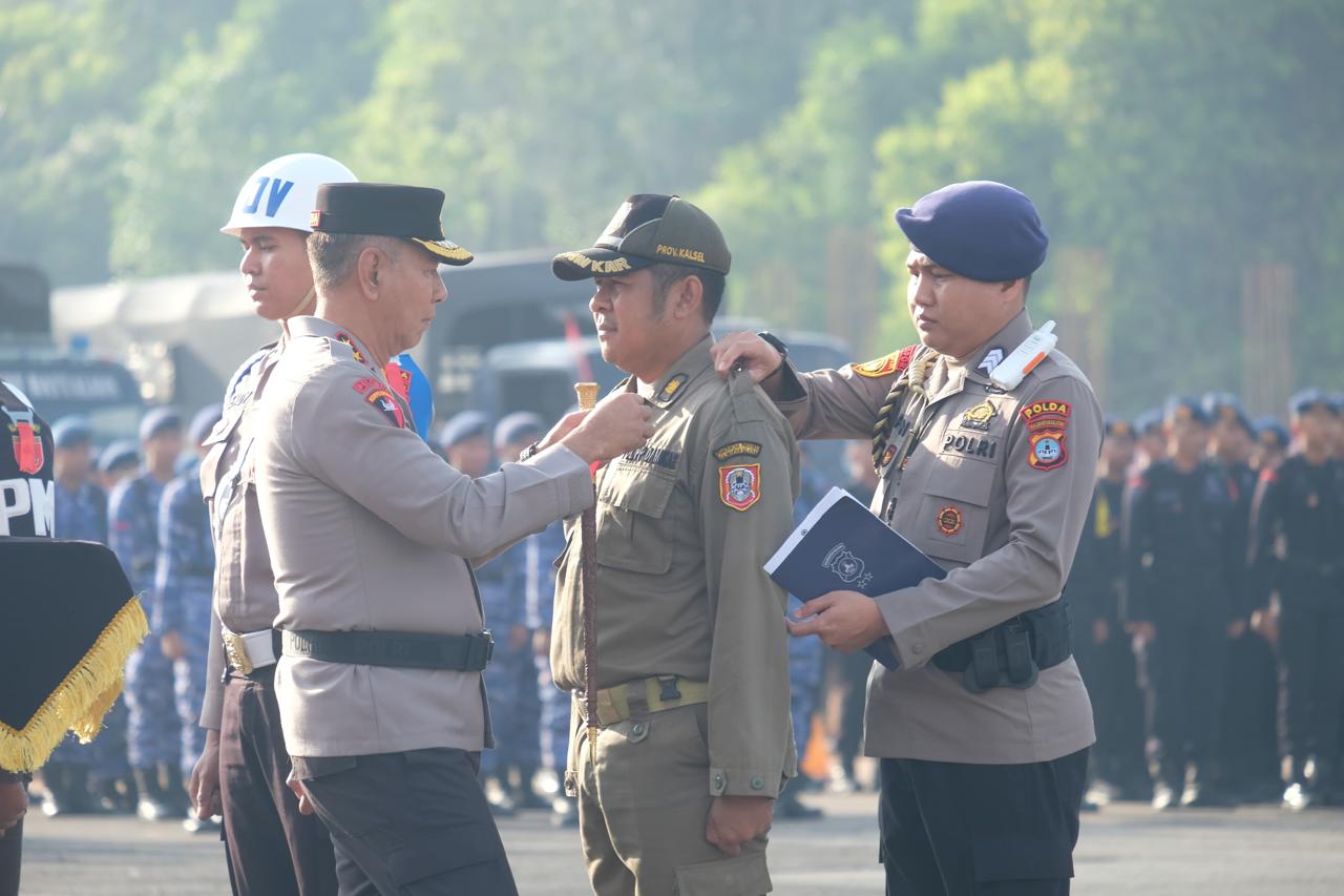 Polda Kalsel Sambut Silaturahmi Pangdam XII/Tanjungpura di Mapolda Kalsel