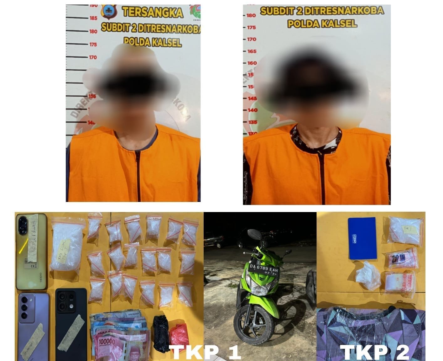 Lakukan Penyelidikan Data Scientific, Subdit ll Ditresnarkoba Polda Kalsel Amankan 261,45 Gram Sabu