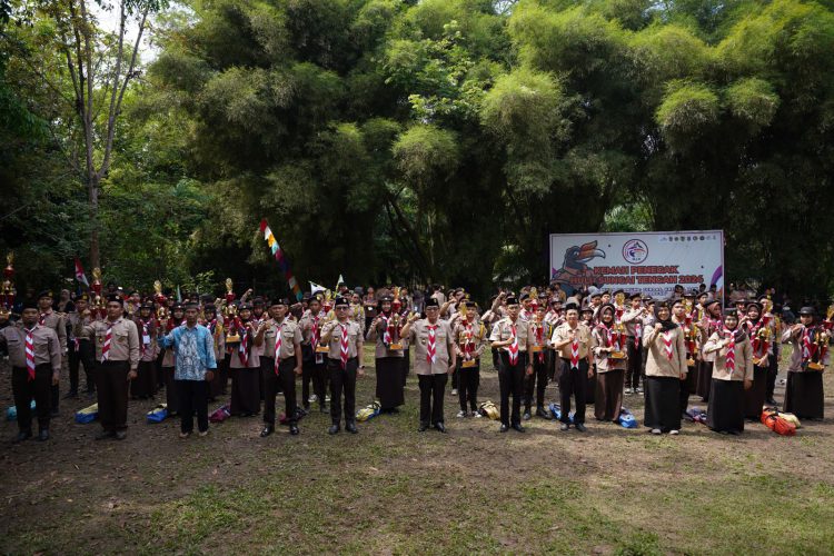Wabup HST Menutup Perkemahan Pramuka Penegak se-HST