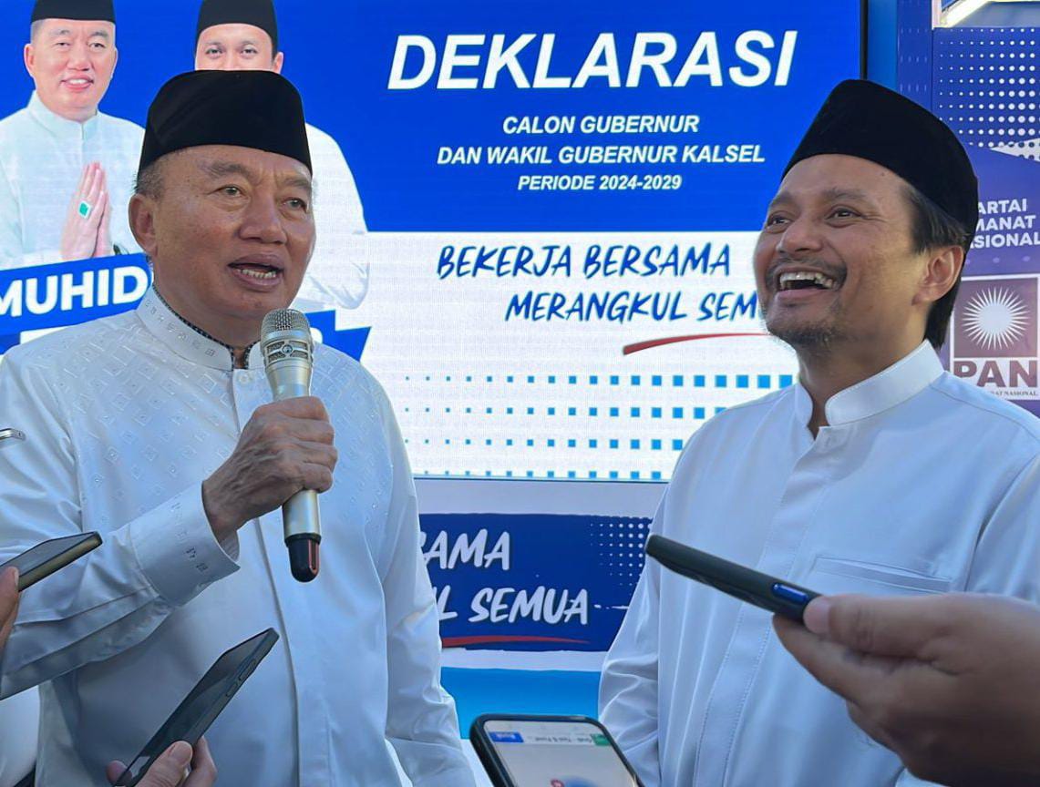 Muhidin-Hasnur Persilahkan Kandidat Lain Mendaftar Lebih Dulu ke KPU