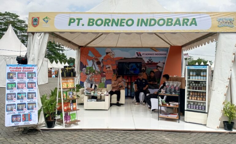 PT Borneo Indo Bara Dukung Meratus Geopark Great Culture Carnival dengan Produk UMKM Binaan