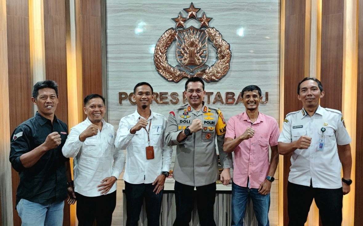 Kapolres Kotabaru Sambut Silaturahmi Komunitas BBC