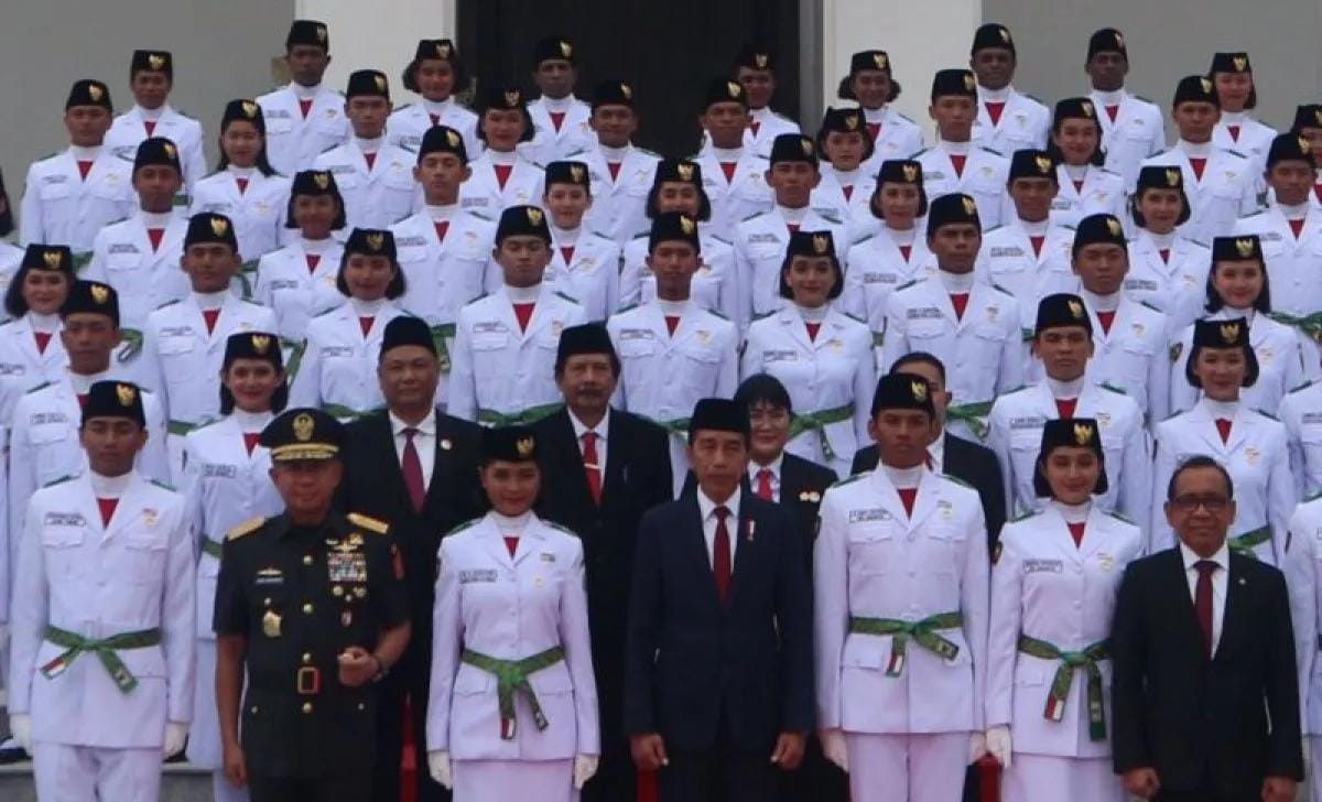Presiden Jokowi Jadi Inspektur Upacara HUT ke-79 RI di IKN