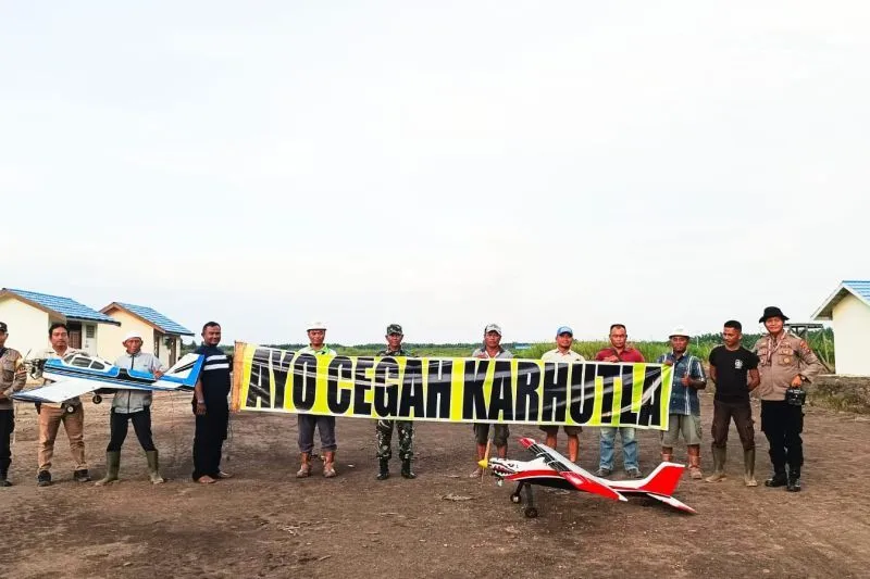Cara Unik Pencegahan Karhutla di Kalumpang HSS