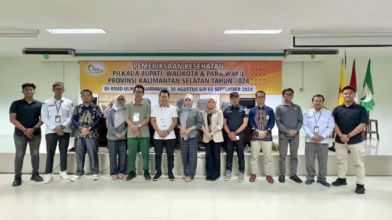 Paslon Tunggal Pilbup Balangan Telah jalani Tes Kesehatan
