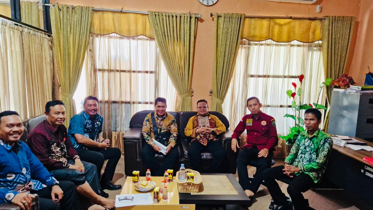 BPBD Balangan Koordinasi ke HSU Penanganan Karhutla Wilayah Perbatasan