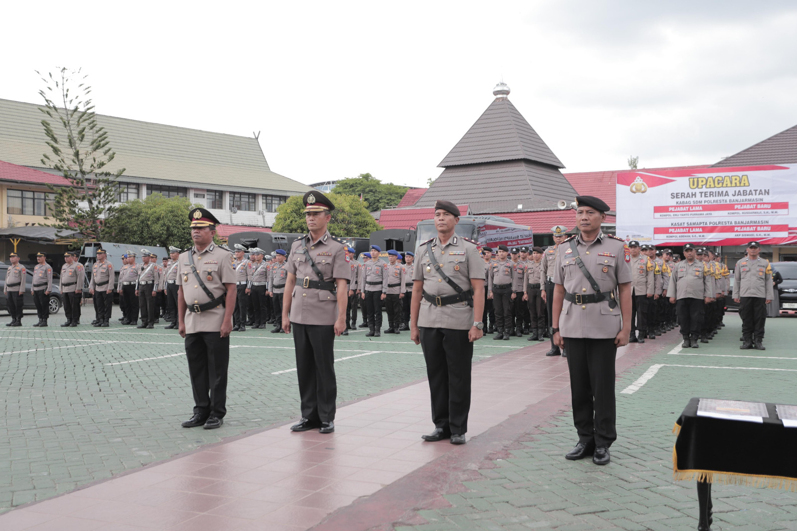 Sertijab Dua Pejabat Utama Polresta Banjarmasin