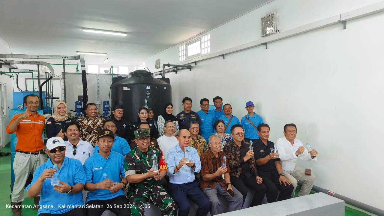 PT Borneo Indobara Dorong BUMDes Produksi Air Minum Siap Konsumsi di Tanah Bumbu