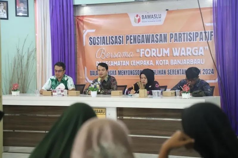 Bawaslu Kalsel Bentuk Kampung Anti Politik Uang