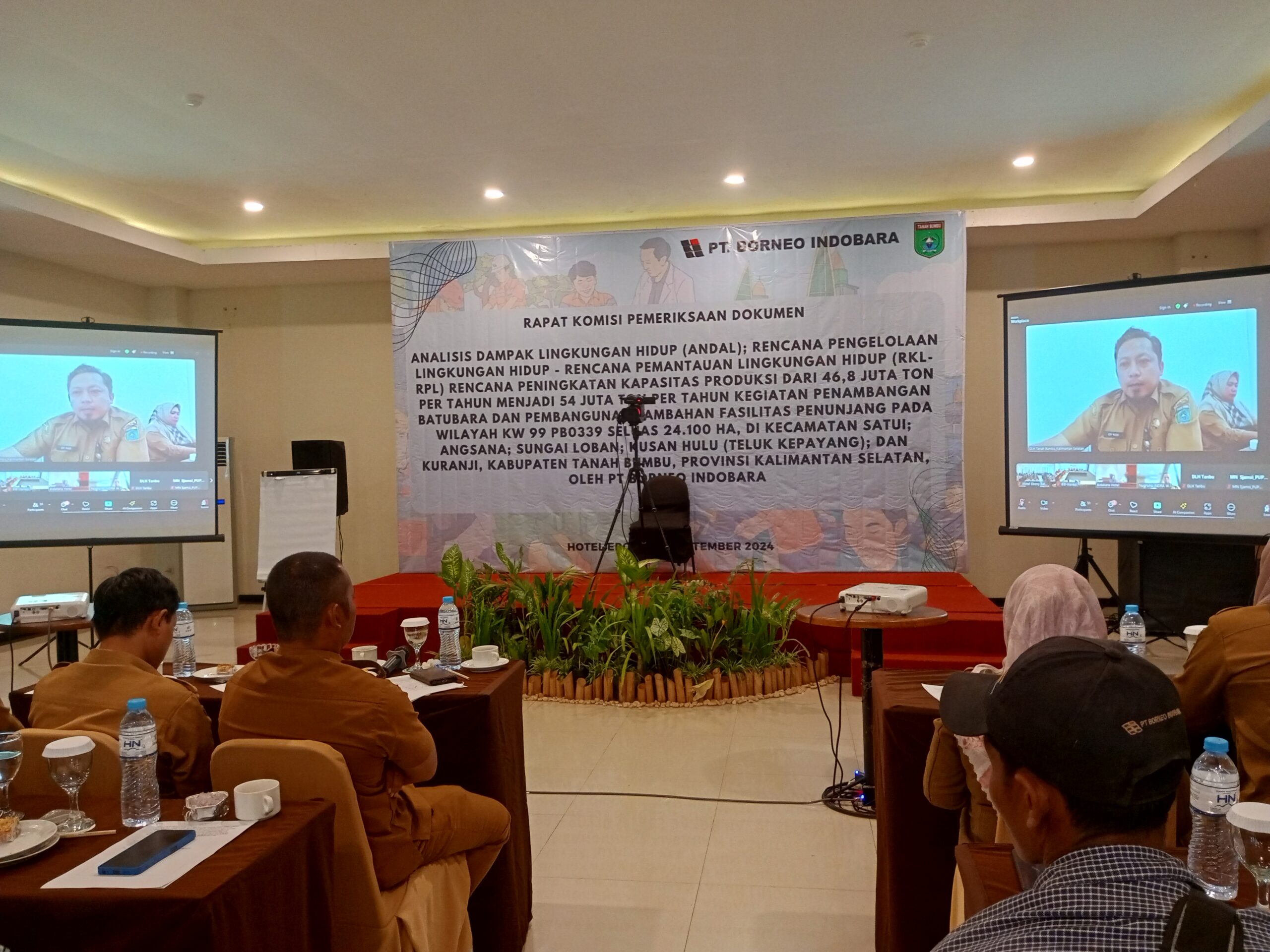 PT Borneo Indobara Gelar Rapat Komisi Pemeriksaan Dokumen Andal RKL-RPL di Batulicin, Libatkan Seluruh Elemen Masyarakat