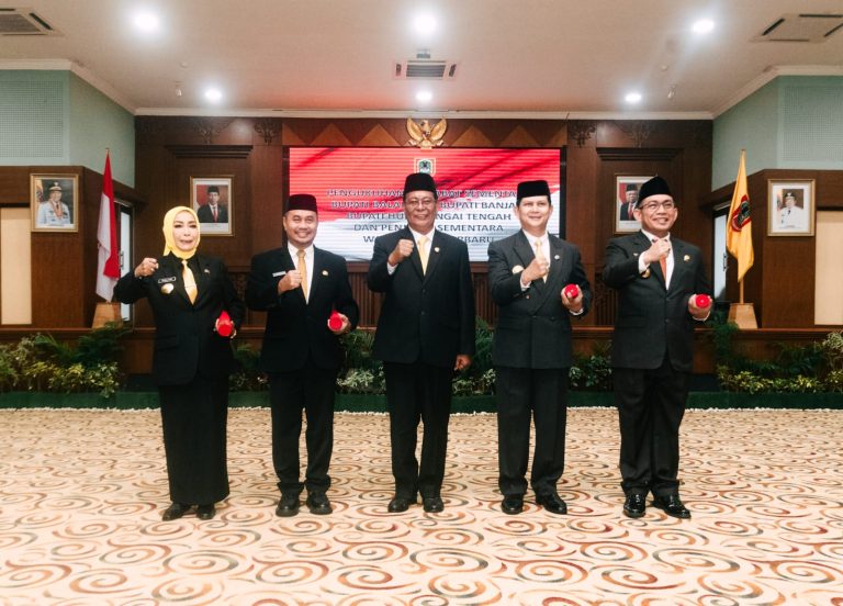 Gubernur Kalsel Kukuhkan Empat Pjs Bupati dan Wali Kota