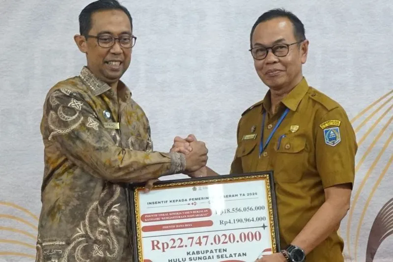 Pemkab HSS Terima Insentif Fiskal dan Insentif Dana Rp22 Miliar