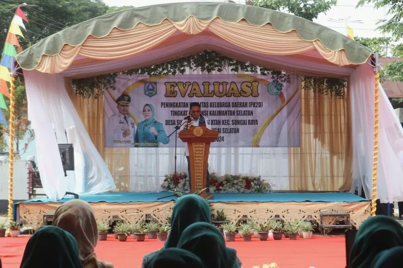 Pj Bupati HSS Apresiasi Pilot Project PK2D Desa Sungai Raya Selatan