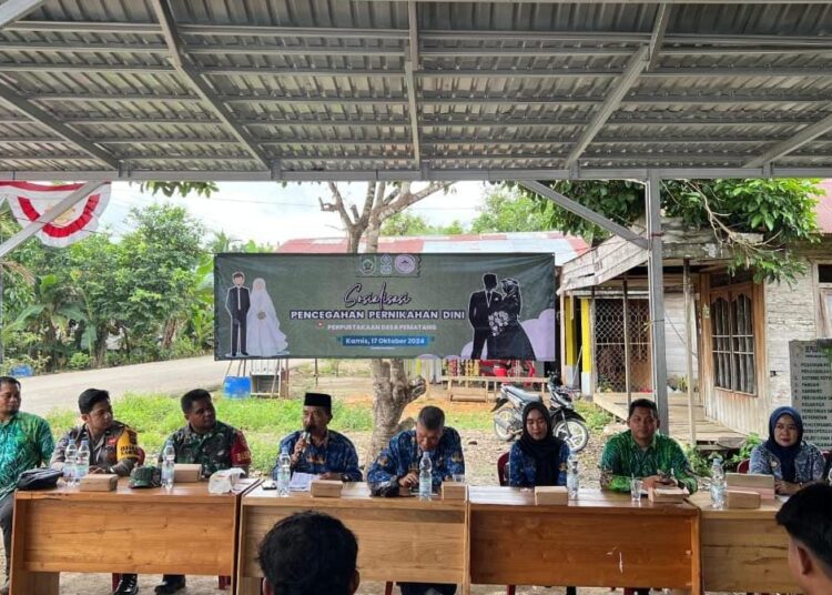 Pemdes Pematang Kabupaten HST Tekan Pernikahan Dini