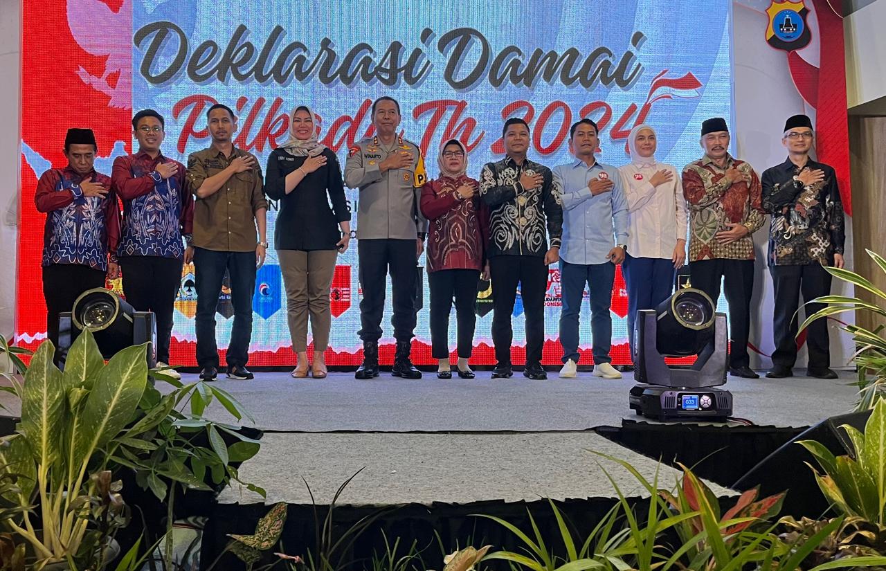 Sukseskan Pilkada, Polda Kalsel Gelar Deklarasi Pemilu Damai