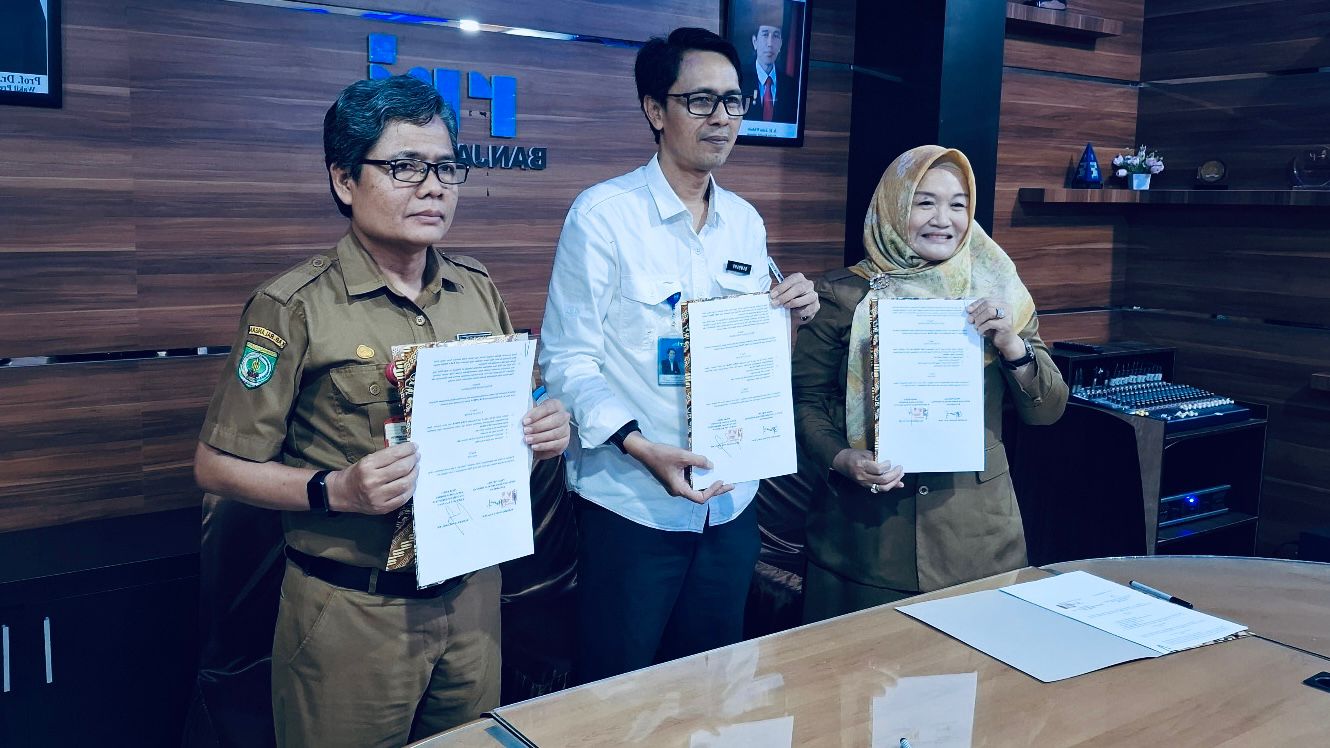 Diskominfosan Balangan dan RRI Banjarmasin Teken Kerja Sama Informasi