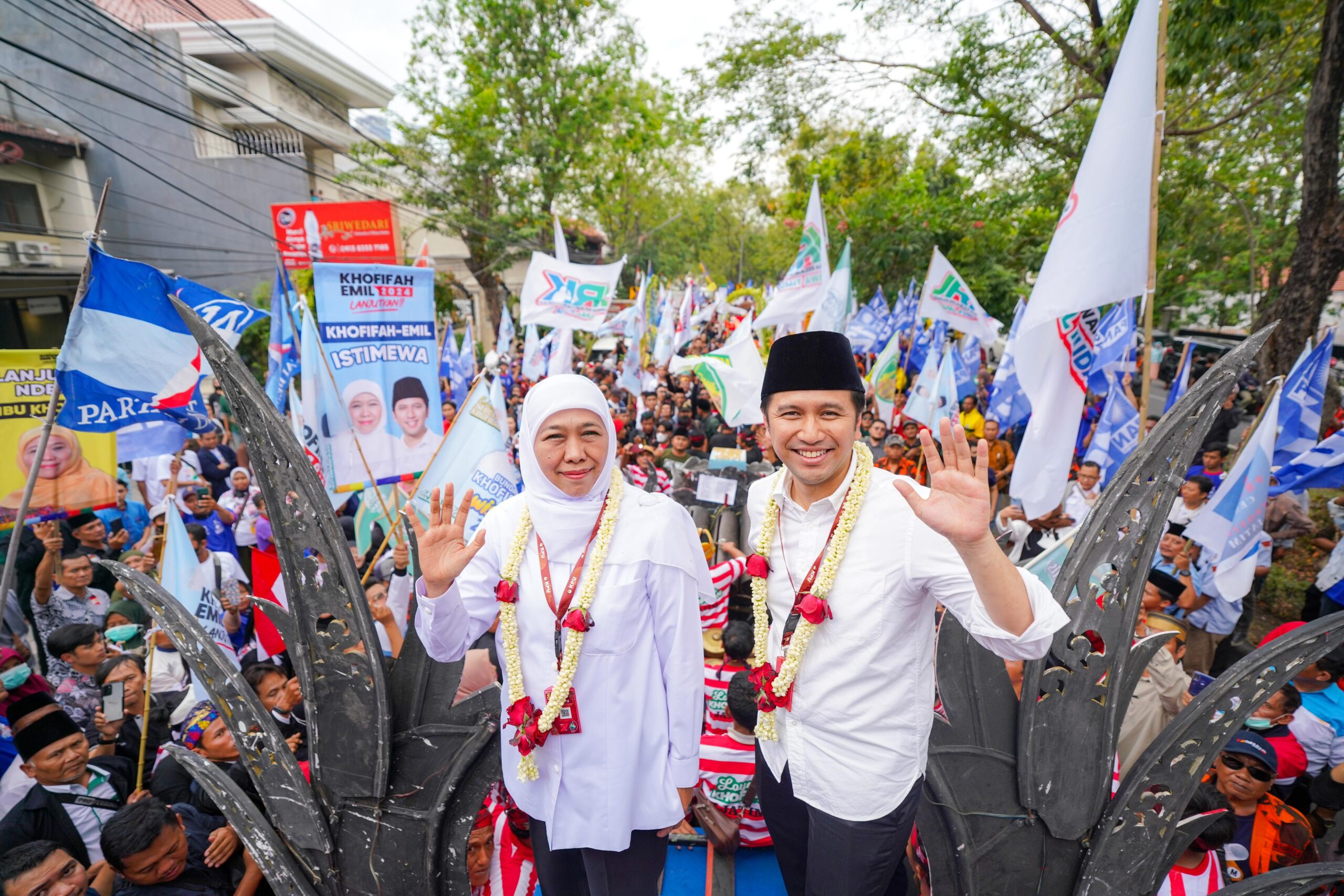 Cagub Khofifah Siap Tampil Prima Debat Pertama Pilgub Jatim