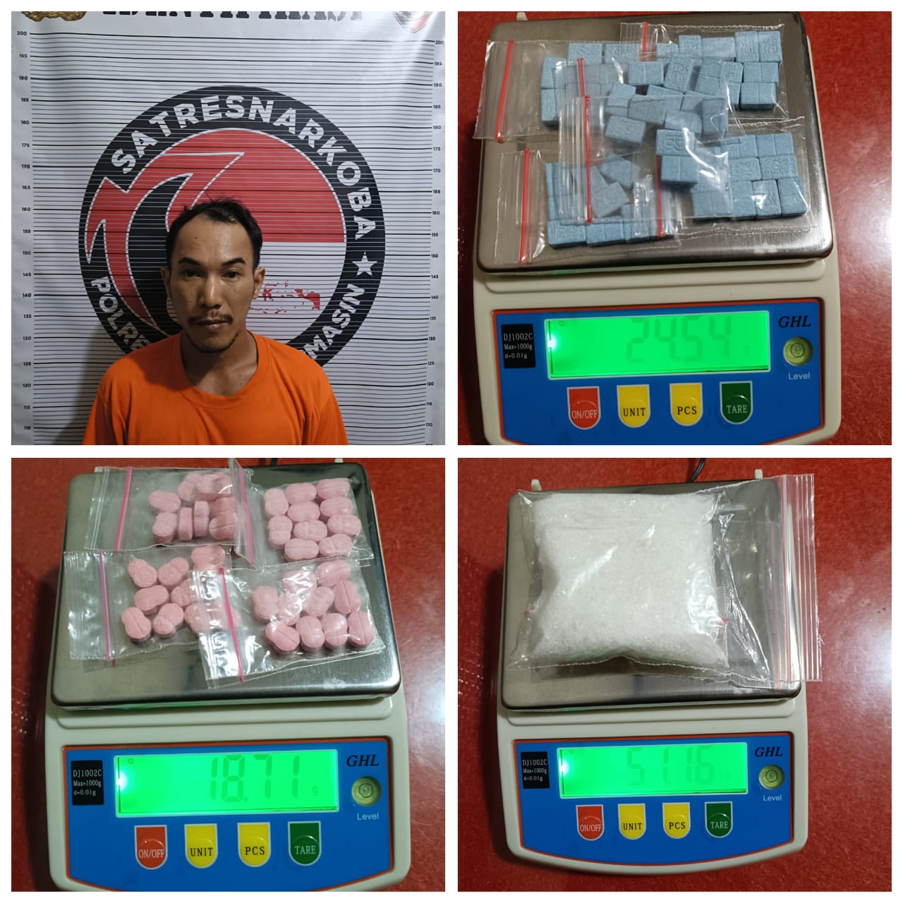 BH Warga Pekapuran Laut Simpan Narkotika di Rumahnya