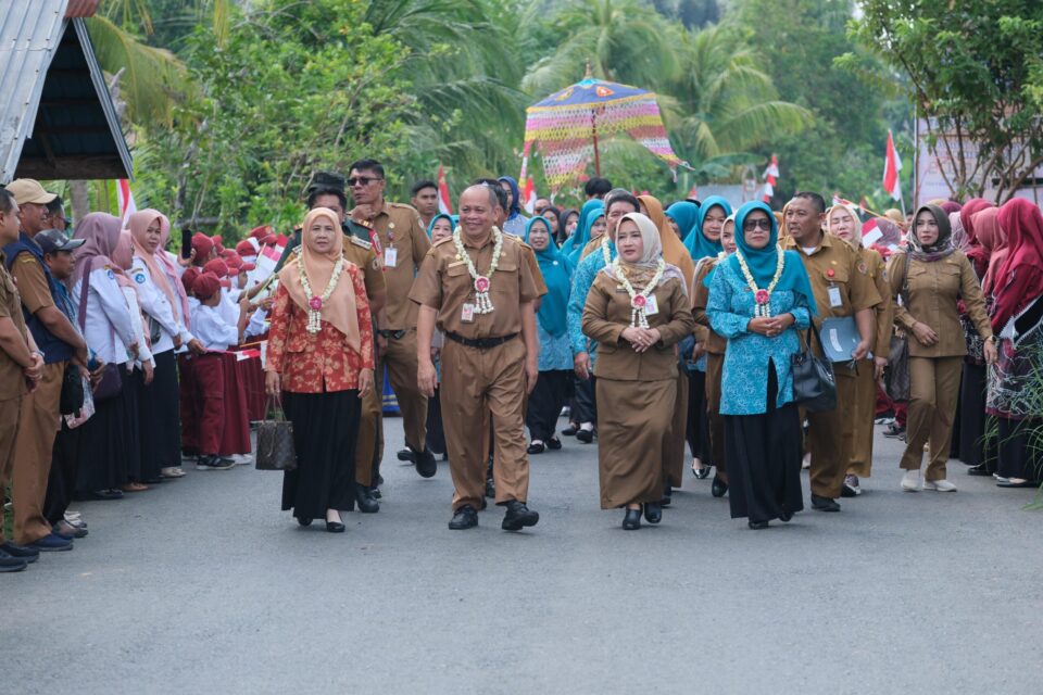 Pemkab HST Sambut Tim PK2D di Desa Hilir Banua