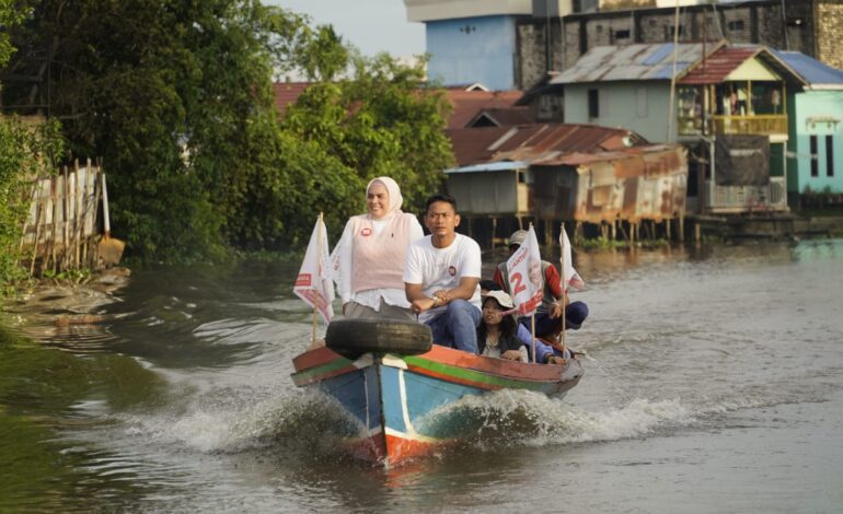 Yamin-Ananda Pantau Kondisi Sungai Banjarmasin, Fokus pada Revitalisasi dan Pengelolaan Sungai