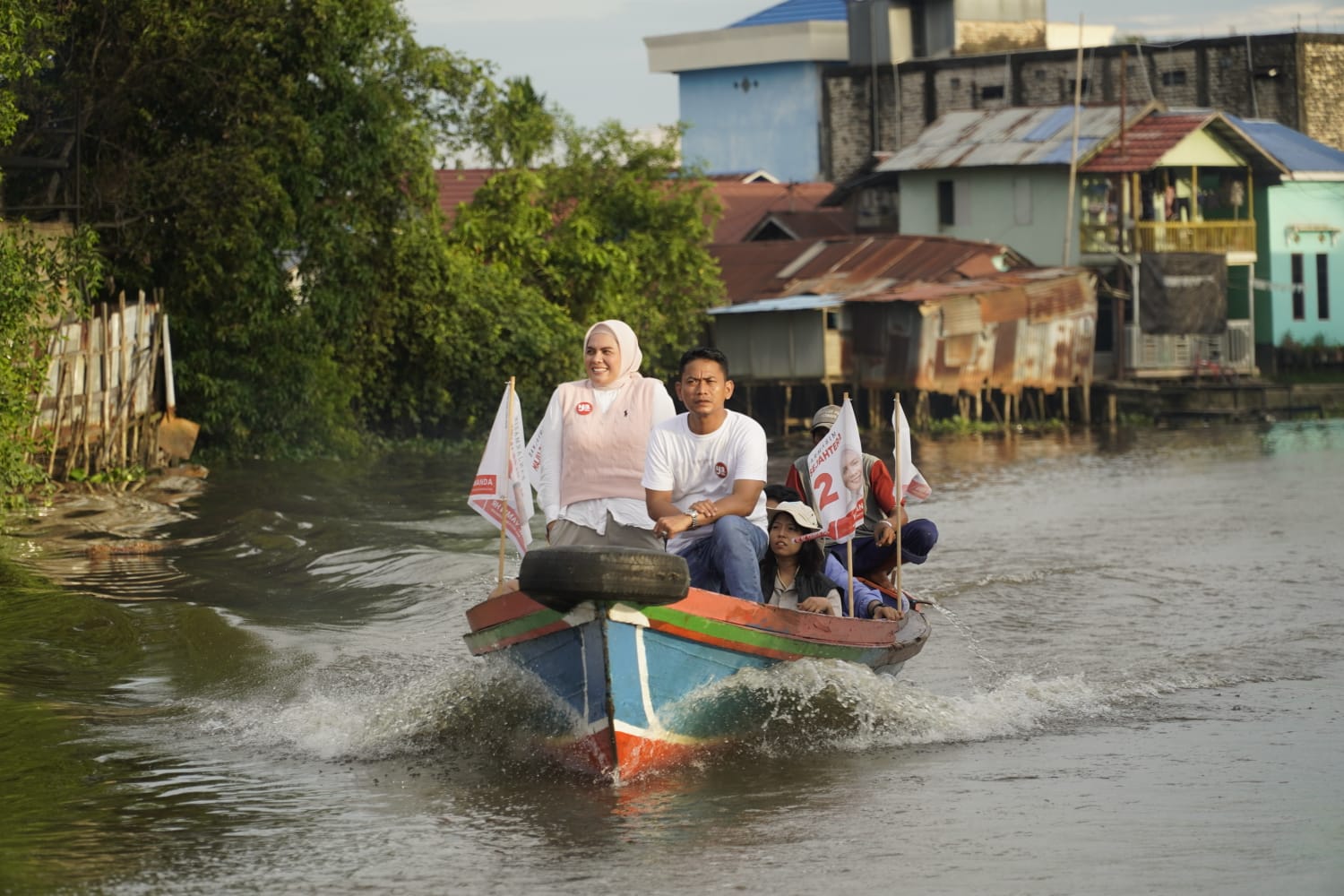 Yamin-Ananda Pantau Kondisi Sungai Banjarmasin, Fokus pada Revitalisasi dan Pengelolaan Sungai