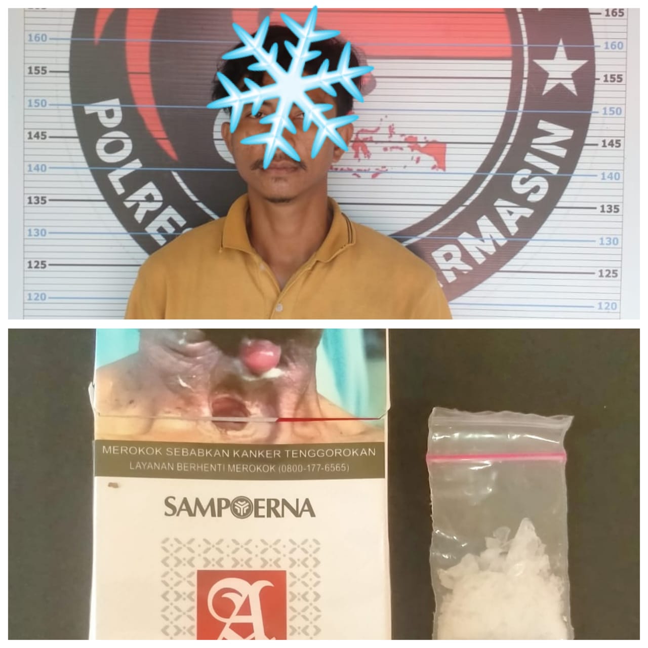 Tukang Tambal Ban Nyambi Jualan Narkoba di Banjarmasin
