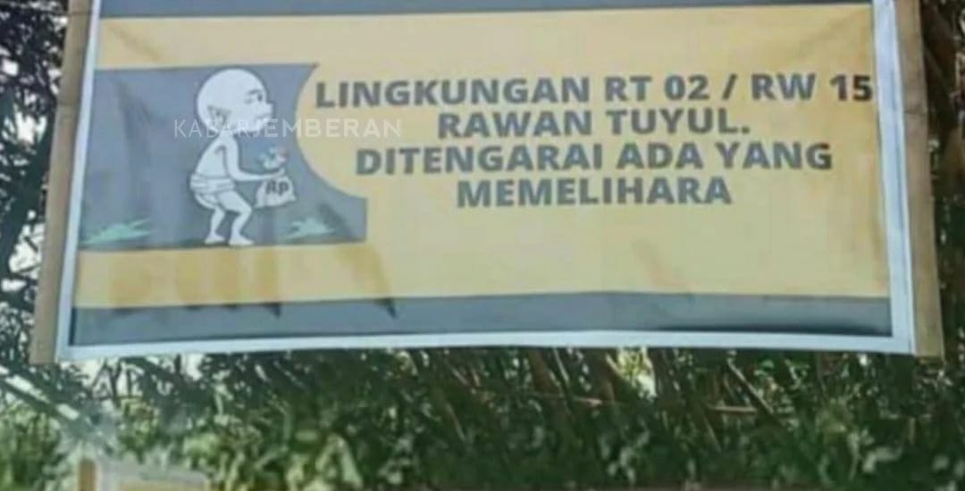 Warga Ampo Pasang Banner Rawan Tuyul Imbas Uang Hilang Misterius