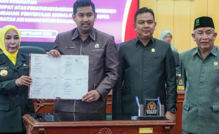 DPRD Banjarbaru Tetapkan 13 Raperda Prioritas untuk 2025, dan Tetapkan 4 Buah Raperda