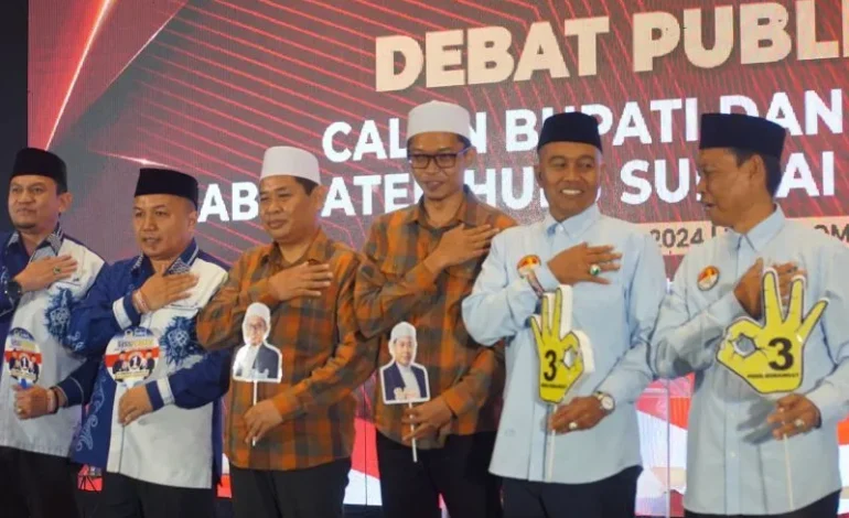 Tiga Paslon Pilbup HSS Adu Program Unggulan Untuk Kesejahteraan Rakyat