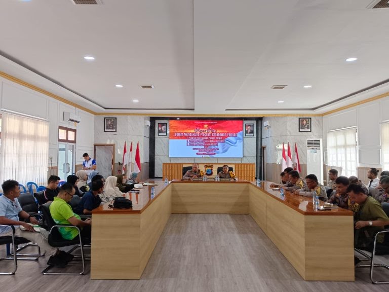 Pemkab Balangan dan Polres Rakor Ketahanan Pangan