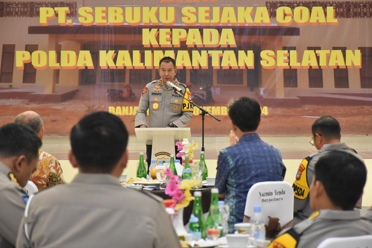 Polda Kalsel Punya Gedung Auditorium Hibah Sebuku Sejaka Coal