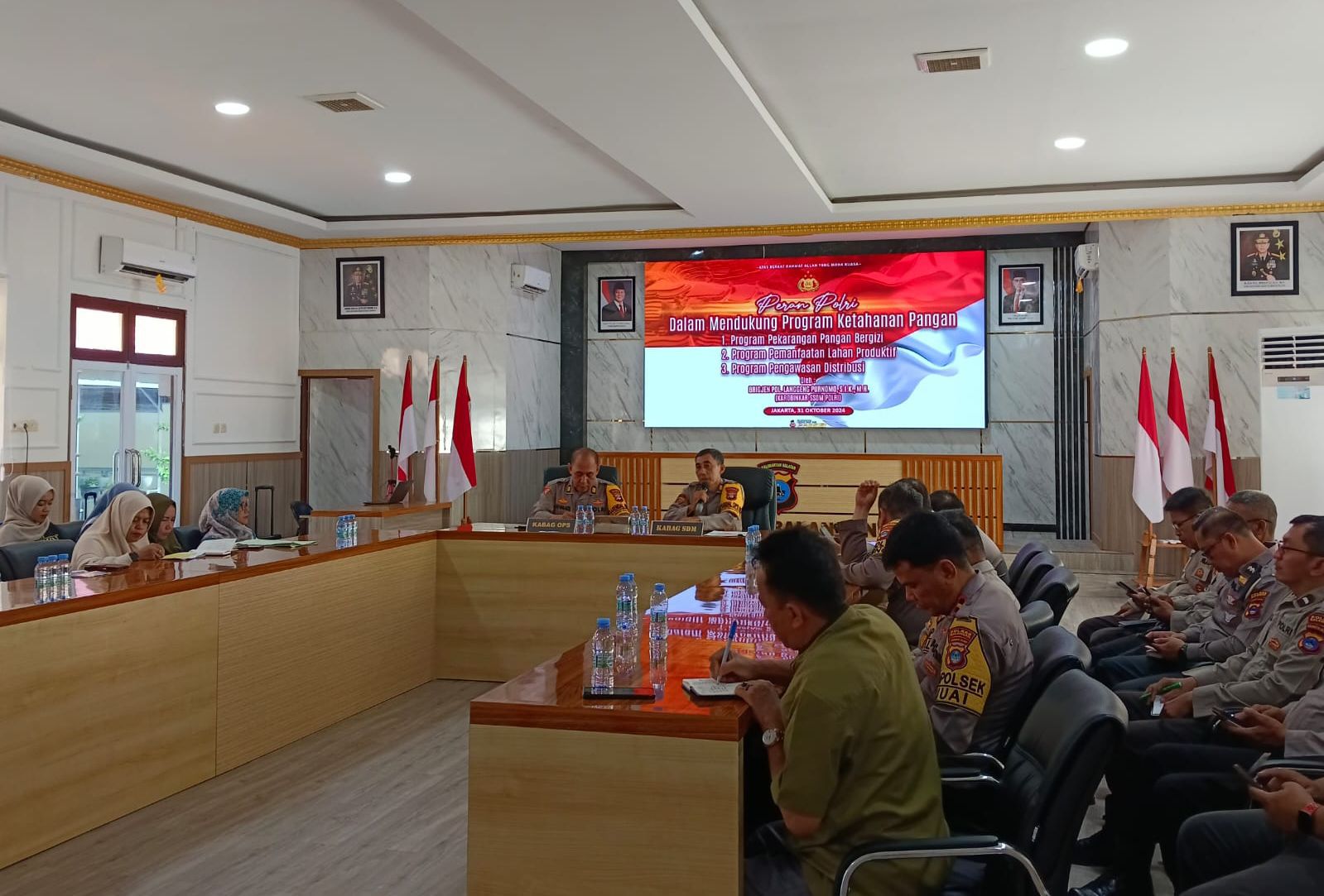 Polres Balangan Gelar Rakor Gugus Tugas Ketahanan Pangan