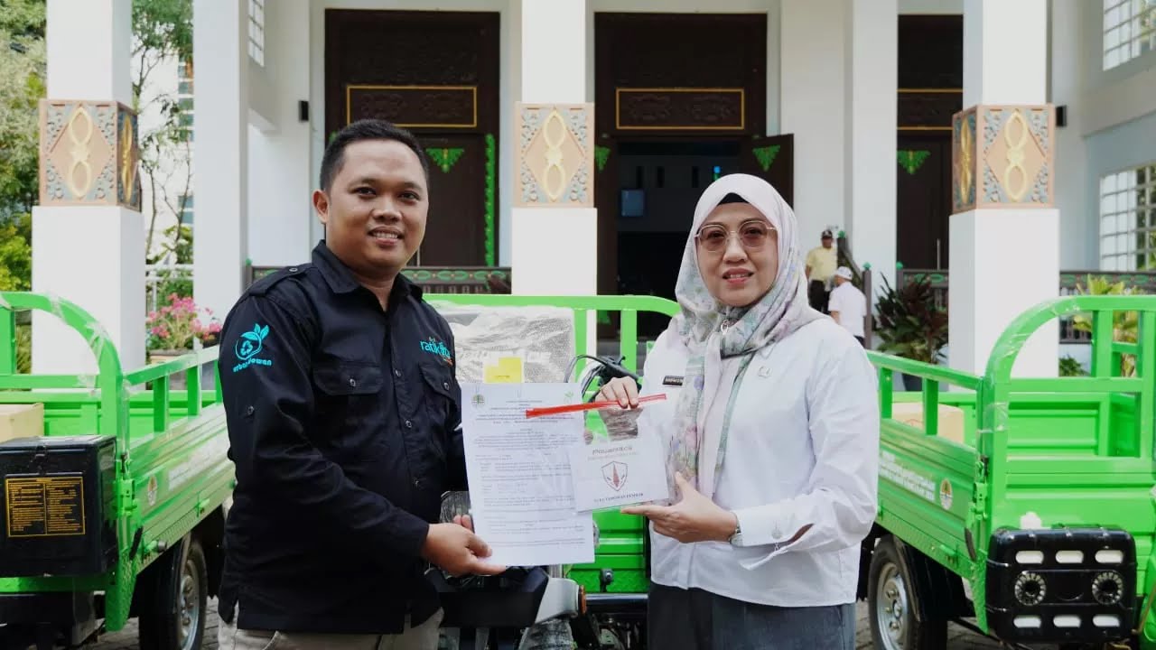 Dinas LHP Kabupaten HST Apresiasi Bantuan Motor Untuk Bank Sampah