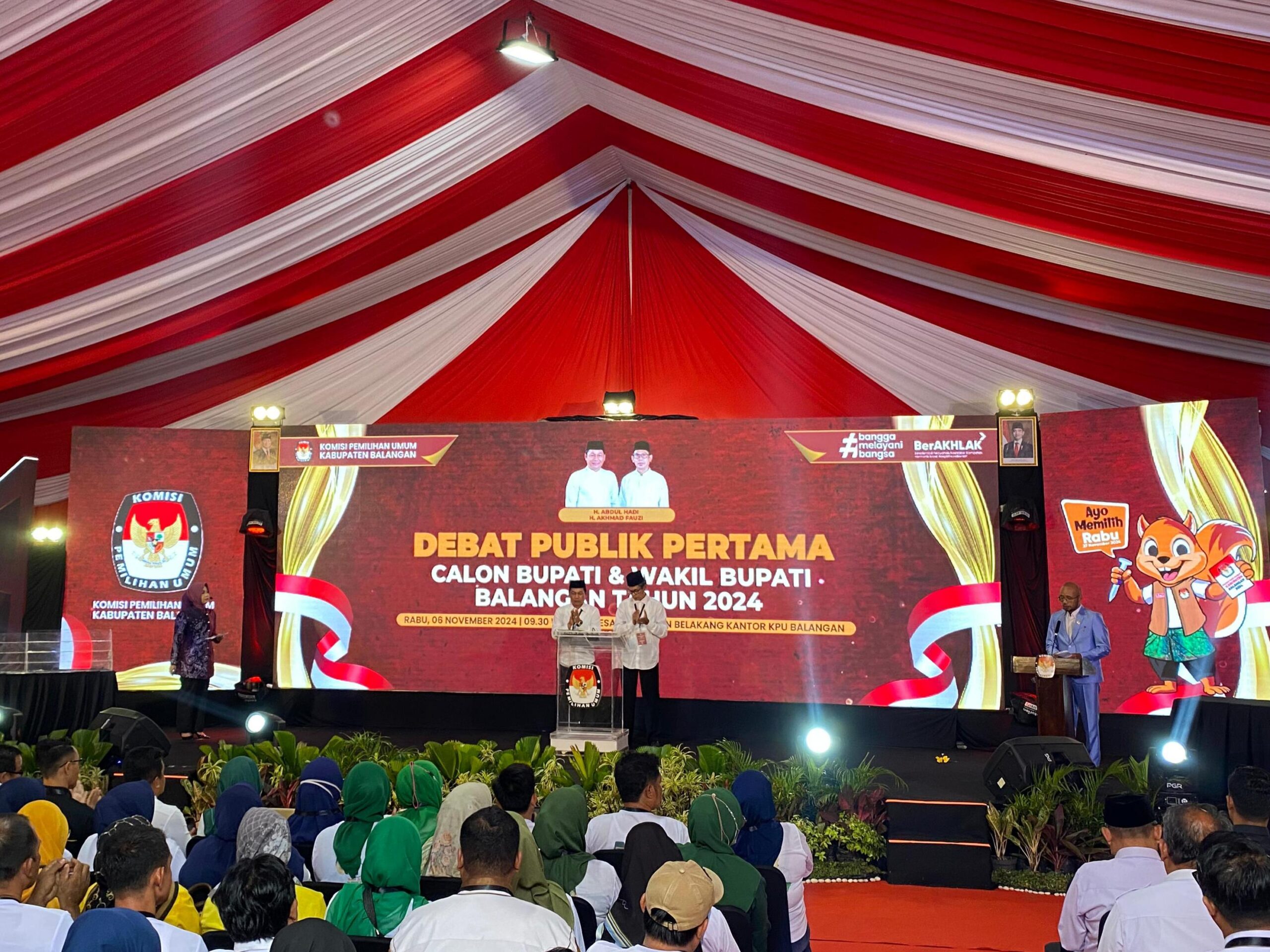 KPU Balangan Gelar Debat Kedua Pilkada di Luar Daerah, Mendapat Kritik