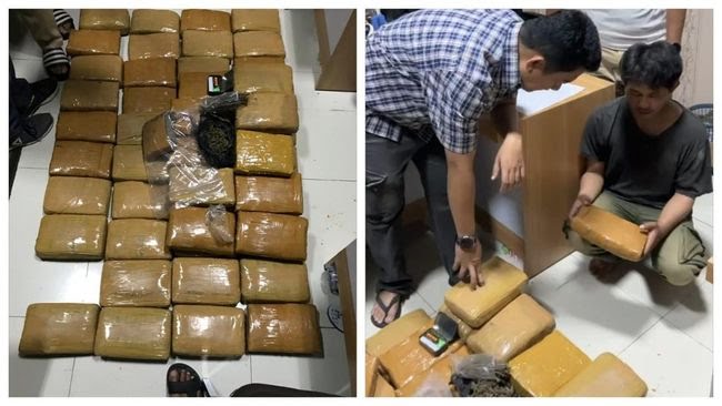 Polisi Gagalkan Peredaran 53 Kg Ganja