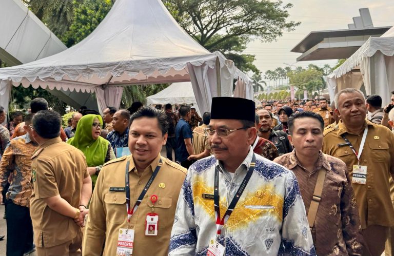 Gantikan Paman Birin, Plh Gubernur Kalsel Hadiri Rakornas Garpemda Dibuka Prabowo Subianto