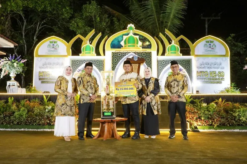 Kafilah Padang Batung Juara Umum MTQ Ke-50 Kabupaten HSS