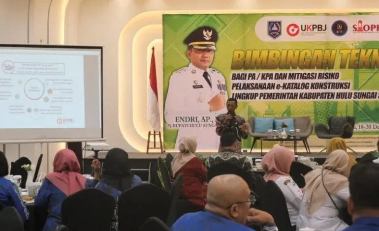 Pemkah HSS Gelar Bimtek Mitigasi Resiko Pelaksanaan E-Katalog Konstruksi