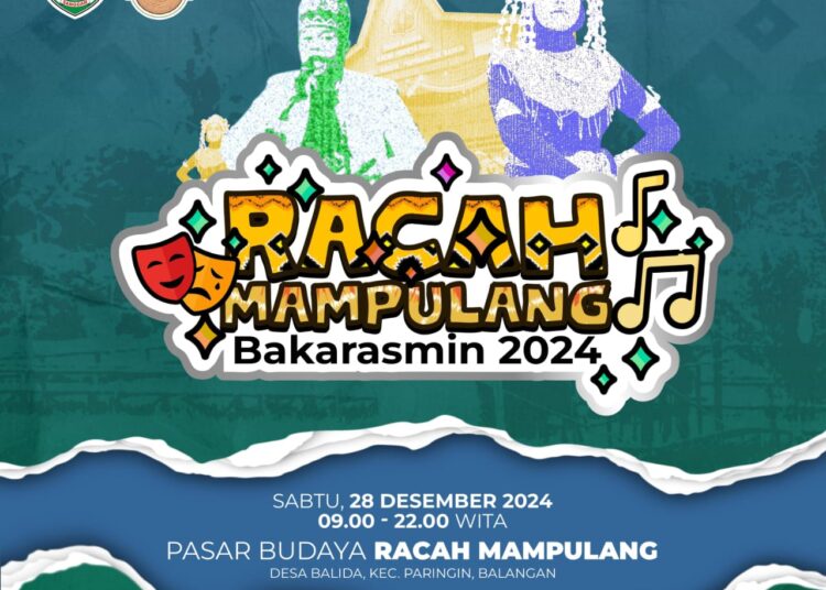 Pasar Budaya Racah Mampulang Akan Digelar di Desa Balida Balangan