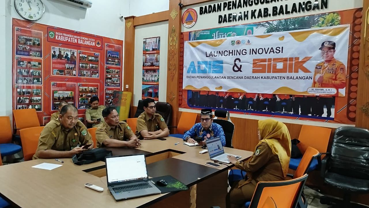 BPBD Balangan Luncurkan Inovasi Digital Adis dan Sidik