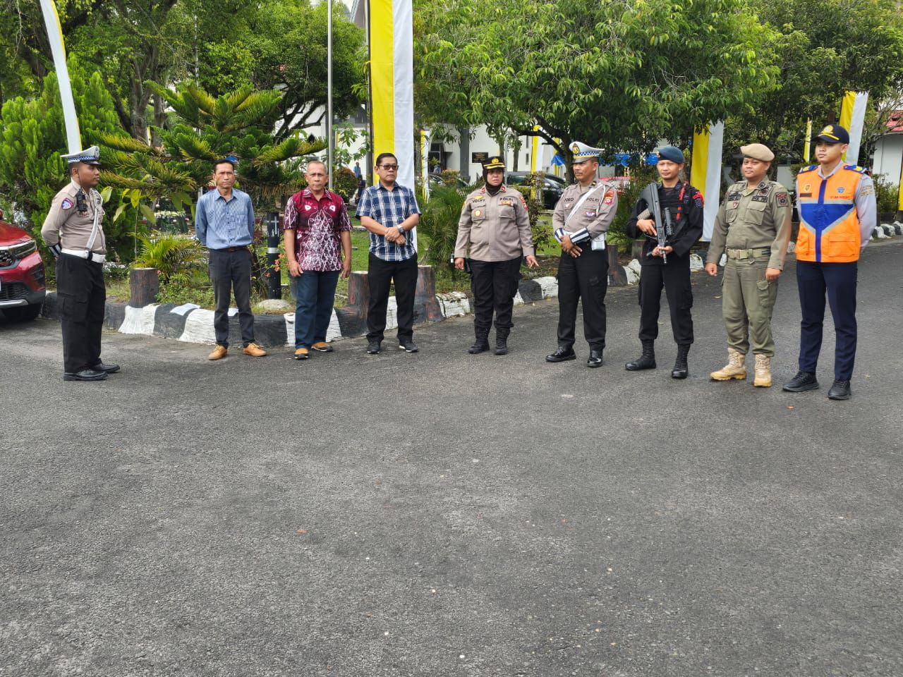 Kapolsek Pahandut Pastikan Pengamanan Natal di Gereja Katedral