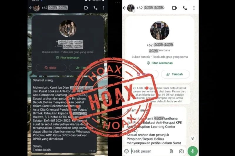 Masyarakat Diingatkan Waspada Penipuan Catut KPK dan Program Astacita