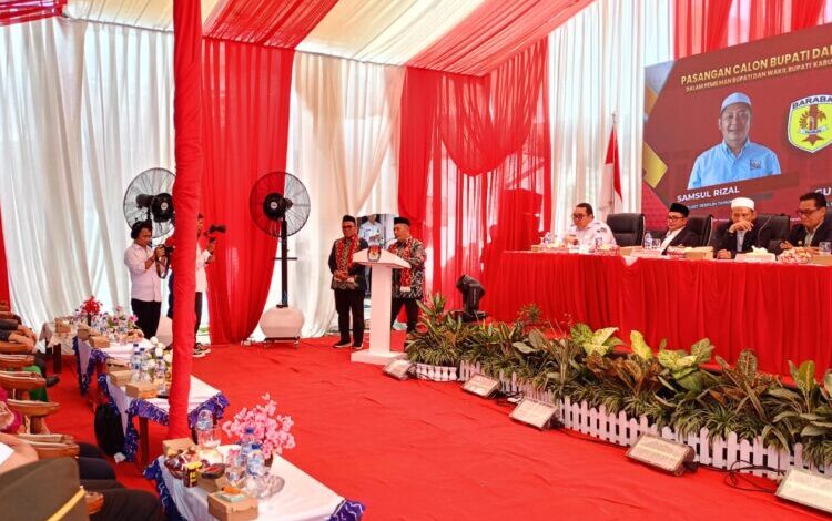Samsul Rizal-Rosyadi Elmi Ditetapkan Bupati-Wabup HST Terpilih
