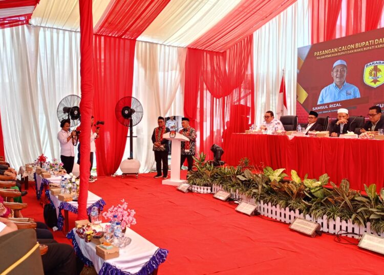Samsul Rizal-Rosyadi Elmi Ditetapkan Bupati-Wabup HST Terpilih