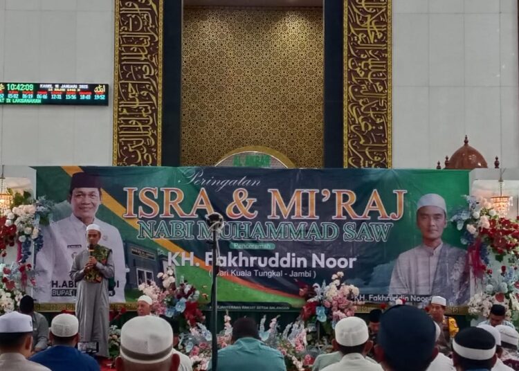 Pemkab Balangan Gelar Peringatan Isra Mi’raj di Masjid Al Akbar