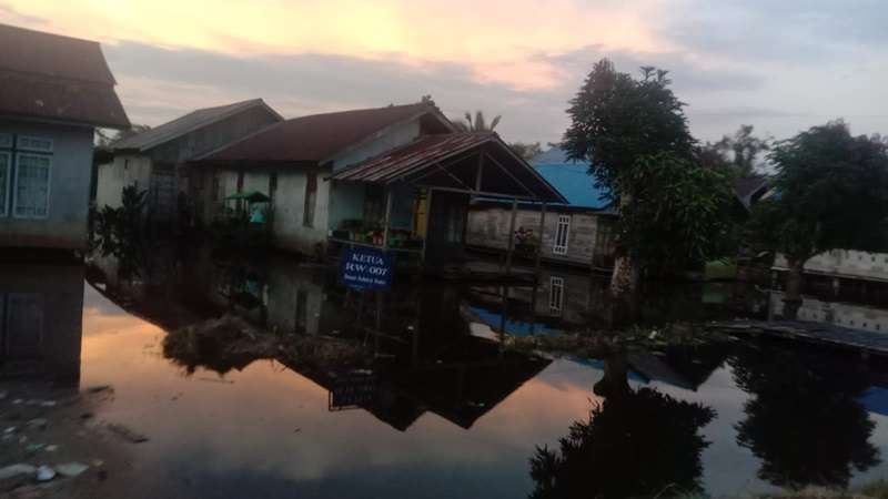 90 Persen Wilayah Mempawah Dikepung Banjir, 20.549 Jiwa Terdampak