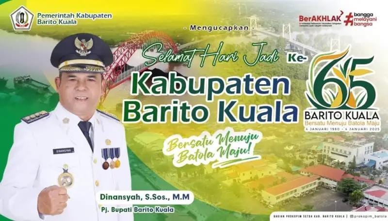 Momentum HUT Ke-65 Barito Kuala: Membangun Masa Depan Yang Lebih Baik