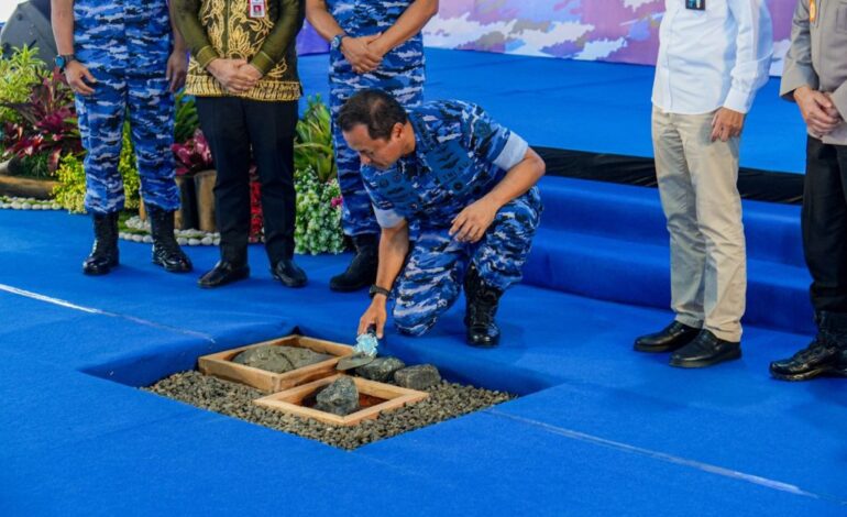 KSAU Lakukan Ground Breaking Pembangunan Satuan Radar Banjarbaru