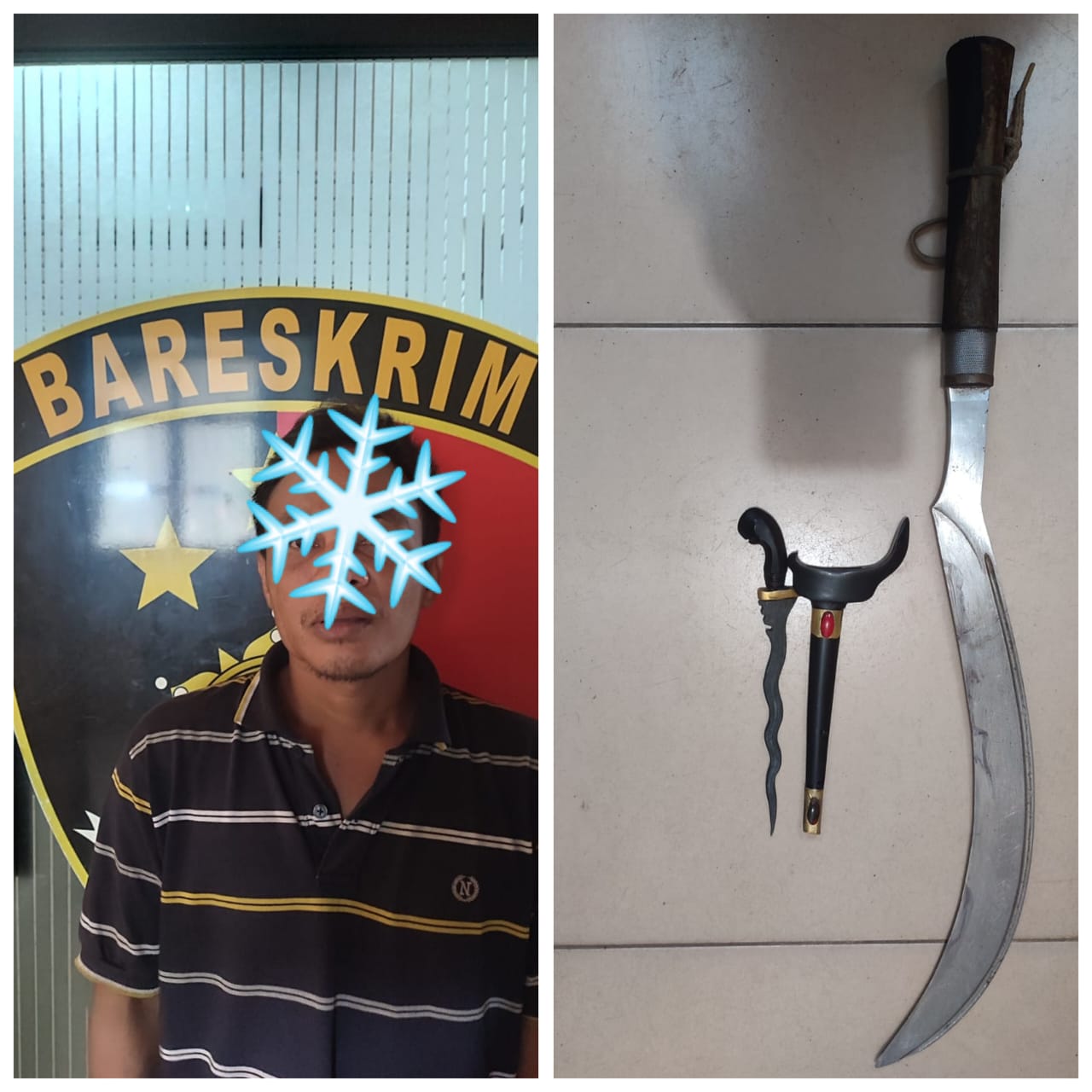 Bawa Sajam dan Mabuk di Kubah Basirih, Pria Ini Diamankan Polisi